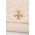 Tory Burch poseta de piele culoarea bej