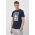 Helly Hansen tricou din bumbac barbati, culoarea albastru marin, cu imprimeu