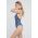 Pepe Jeans costum de baie dintr-o bucată Gia Swimsuit culoarea albastru marin, cupa usor rigidizata