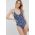 Pepe Jeans costum de baie dintr-o bucată Gia Swimsuit culoarea albastru marin, cupa usor rigidizata