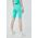 adidas Originals pantaloni scurți Adicolor HE9503 femei, culoarea verde, cu imprimeu, high waist HE9503-HIREGR