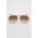Chloé ochelari de soare femei, culoarea auriu