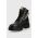 MICHAEL Michael Kors bocanci Turner femei, culoarea negru, cu platforma