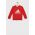 adidas Performance bluza copii culoarea rosu, cu imprimeu