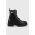 Tommy Jeans bocanci de piele Lace Up Boot femei, culoarea negru, cu platforma