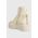Steve Madden bocanci de piele Odyl femei, culoarea bej, cu toc plat