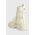 Steve Madden bocanci de piele Tornado femei, culoarea bej, cu platforma