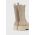 Steve Madden botine din piele intoarsa Vivianne femei, culoarea bej, cu toc plat