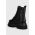 GOE bocanci de piele femei, culoarea negru, cu platforma