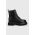 GOE bocanci de piele femei, culoarea negru, cu platforma