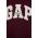 GAP bluza copii culoarea bordo, cu imprimeu