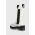 Karl Lagerfeld ghete chelsea de piele Biker Ii femei, culoarea alb, cu toc plat