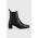 Aldo ghete chelsea de piele Foal femei, culoarea negru, cu toc drept