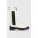 Karl Lagerfeld ghete chelsea de piele Biker Ii femei, culoarea alb, cu toc plat