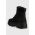 G-Star Raw bocanci din piele intoarsa Noxer Hgh femei, culoarea negru, cu toc plat