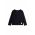 Mini Rodini longsleeve copii culoarea negru, neted