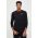 Jack Wolfskin longsleeve din bumbac Essential culoarea negru, neted