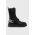 Karl Lagerfeld cizme de piele Zephyr femei, culoarea negru, cu platforma
