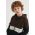 Mayoral bluza copii culoarea maro, cu imprimeu