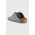 Birkenstock slapi de piele Arizona Big Buckle femei, culoarea gri