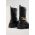 Answear Lab cizme de piele femei, culoarea negru, cu platforma