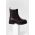 Answear Lab ghete chelsea de piele femei, culoarea maro, cu toc plat