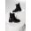 Answear Lab ghete chelsea de piele femei, culoarea negru, cu platforma