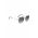 Jimmy Choo ochelari de soare femei, culoarea auriu