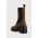 Vagabond Shoemakers botine din piele intoarsa Brooke femei, culoarea maro, cu toc drept