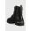 Aldo cizme de piele Quilt femei, culoarea negru, cu platforma