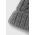 Answear Lab caciula culoarea gri, din tricot gros