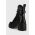 GOE cizme de piele femei, culoarea negru, cu toc drept