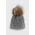 Answear Lab caciula culoarea gri, din tricot gros