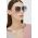 Jimmy Choo ochelari de soare femei, culoarea auriu