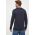 BOSS longsleeve din bumbac culoarea albastru marin, neted