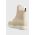 BOSS bocanci de piele Jacob femei, culoarea bej, cu platforma