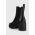 Wojas ghete chelsea de piele femei, culoarea negru, cu toc drept