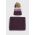 Answear Lab caciula si fular culoarea violet
