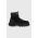 BOSS bocanci de piele Foster femei, culoarea negru, cu platforma