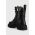 GOE botine femei, culoarea negru, cu platforma, izolat
