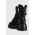 GOE botine femei, culoarea negru, cu toc drept, izolat