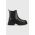 Steve Madden ghete chelsea de piele Tunnel femei, culoarea negru, cu platforma