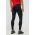 Reebok leggins de alergare barbati, culoarea negru, neted