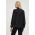 Levi's camasa femei, culoarea negru, cu guler clasic, regular