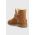 UGG cizme din piele intoarsa W Romely Short Buckle femei, culoarea maro, cu toc plat, izolat