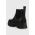 UGG ghete chelsea de piele W Ashton Chelsea femei, culoarea negru, cu platforma 1133894.BLK-BLK
