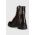 Gant bocanci de piele Aligrey femei, culoarea bordo, cu toc plat