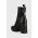 Karl Lagerfeld cizme de piele Voyage femei, culoarea negru, cu toc drept
