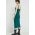 Abercrombie & Fitch rochie culoarea verde, midi, mulata