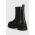 Answear Lab ghete chelsea de piele femei, culoarea negru, cu platforma